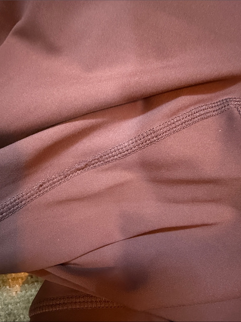 Vuori ALL THE FORM SHORT high-Waist Mauve Leggings with Pocket medium - Picture 4 of 4